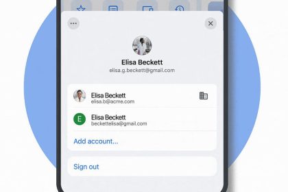 Google Chrome for iOS now lets you switch between personal and work accounts