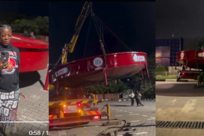 Hilda Baci’s Giant Pot Arrives Ahead Of World’s Largest Jollof Rice Challenge