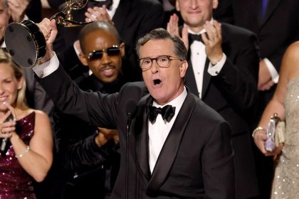 Colbert wins Emmy for ‘Late Show’ after cancellation, says he loves his country more than ever