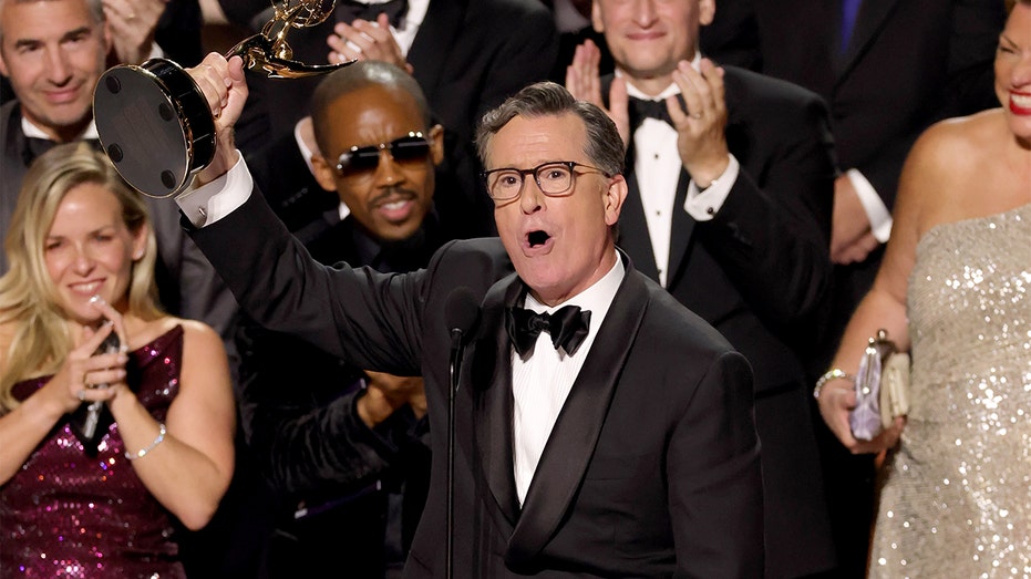 Colbert wins Emmy for ‘Late Show’ after cancellation, says he loves his country more than ever