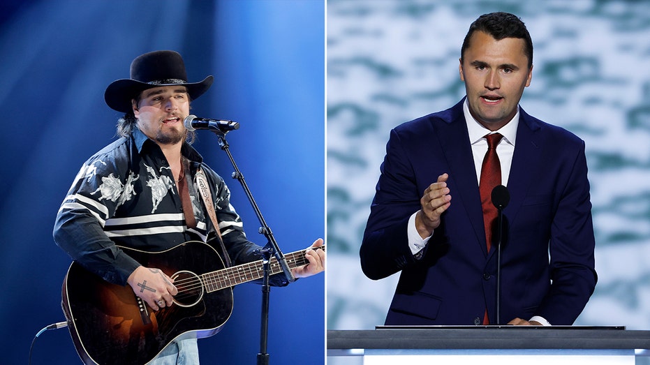 Country singer Gavin Adcock rallies fans with ‘Charlie Kirk’ chant, says he’ll ‘make an impact for centuries’