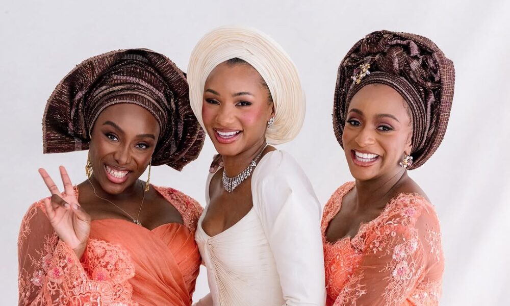 Sister Goals Unlocked! Temi Otedola’s Wedding Photo with Tolani & DJ Cuppy Is Everything