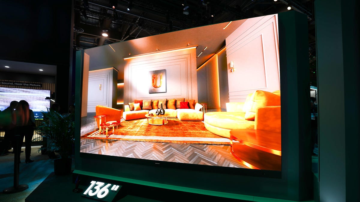 Hisense’s giant 136-inch TV probably won’t even fit in your home, but you can get it for $20,000 off