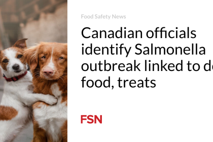 Canadian officials identify Salmonella outbreak linked to dog food, treats