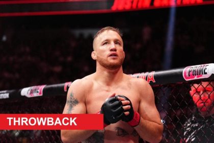 ‘KO shots’… Justin Gaethje shocked his coach with what happened during his first spar inside the gym