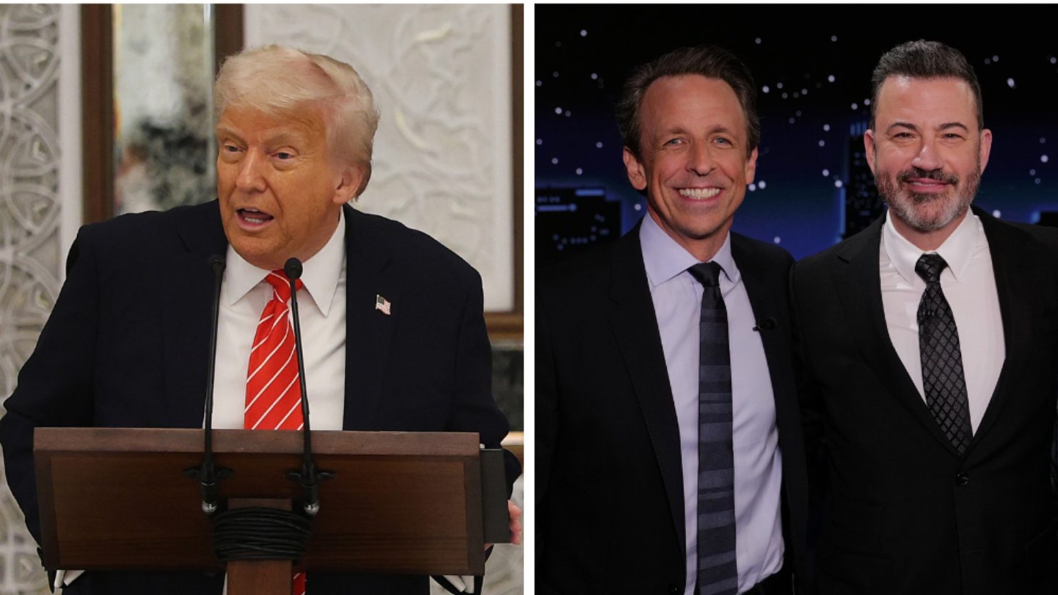 Donald Trump’s stern warning to Seth Meyers while celebrating Jimmy Kimmel’s ‘cancelation’