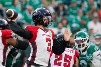 Can the Ottawa Redblacks’ O-Line keep QB Dru Brown in Saturday’s game to the end?