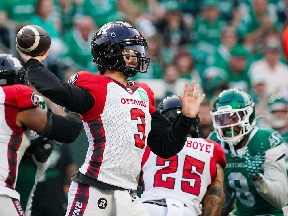Can the Ottawa Redblacks’ O-Line keep QB Dru Brown in Saturday’s game to the end?