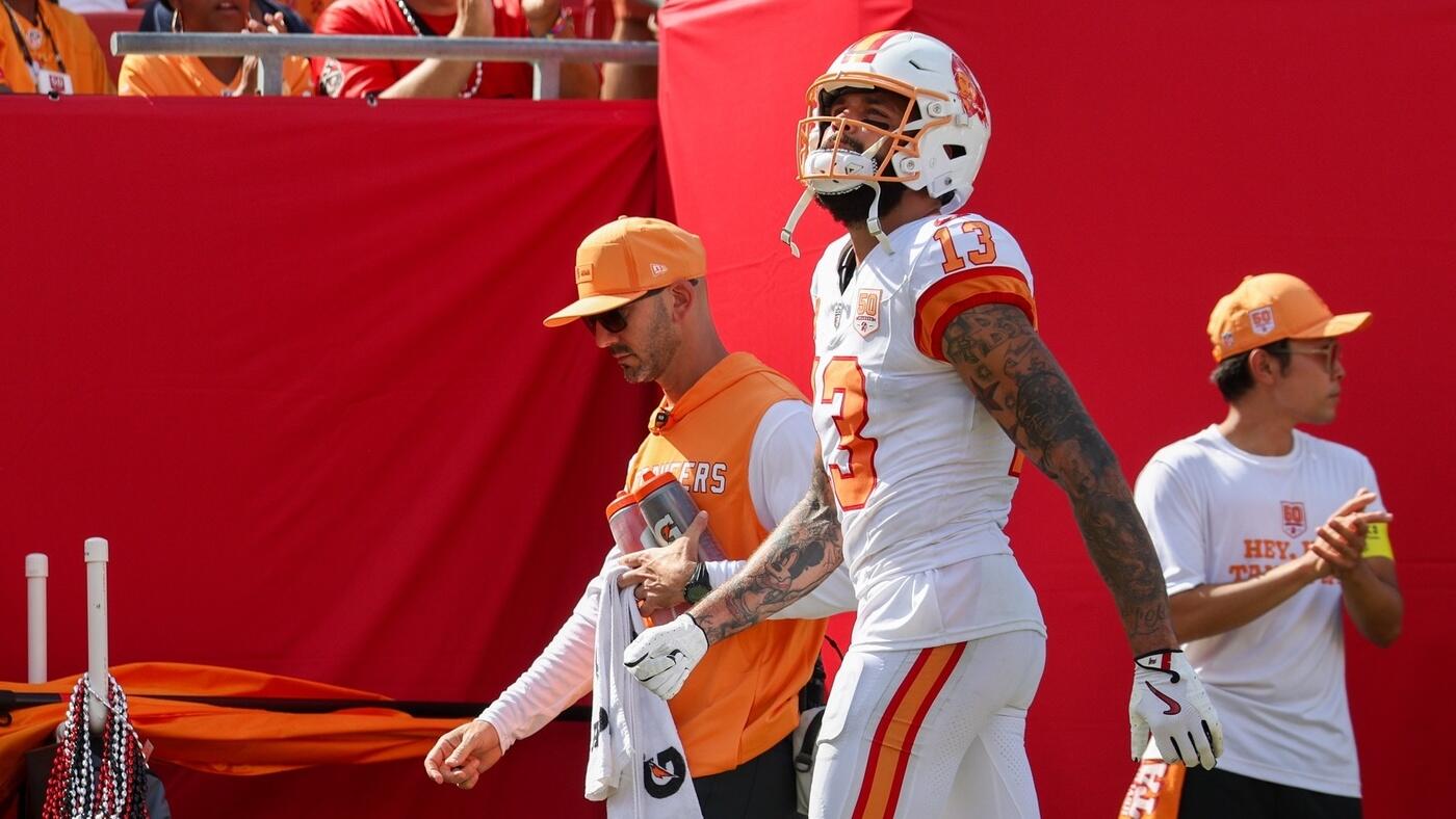 Mike Evans injury: Bucs star WR believed to have ‘low-grade’ hamstring injury, will get MRI