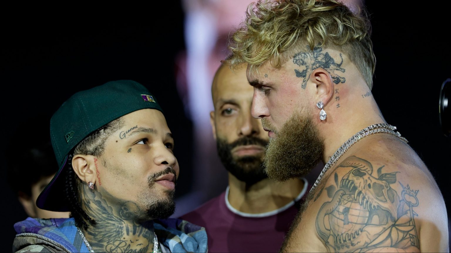 ‘Boxing is a joke’…Fight fans fume at Jake Paul/Gervonta Davis size difference in viral first faceoff