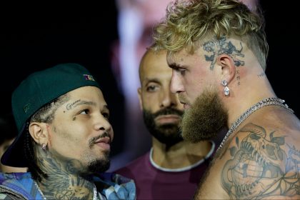 ‘Boxing is a joke’…Fight fans fume at Jake Paul/Gervonta Davis size difference in viral first faceoff