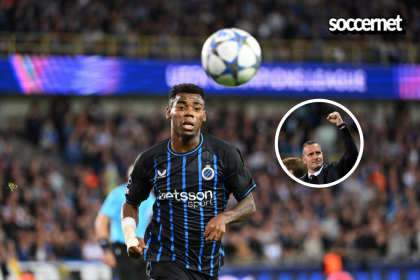 Club Brugge head coach reacts to Onyedika substitution scuffle