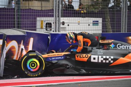 Messy Baku a wake-up call as Andrea Stella talks up Max Verstappen’s F1 title comeback