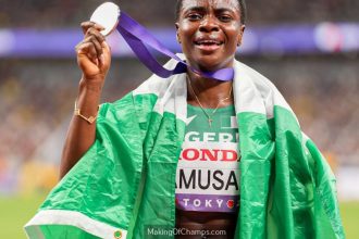 Tobi Amusan wins Silver at Tokyo World Championships