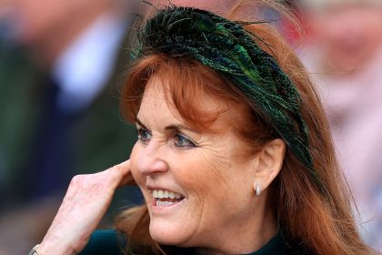 Sarah Ferguson wows in military chic as she parties with Tom Parker Bowles