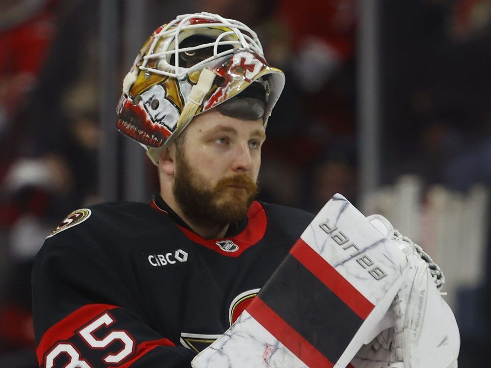 Senators goalie Linus Ullmark describes his start to camp as ‘terrible’