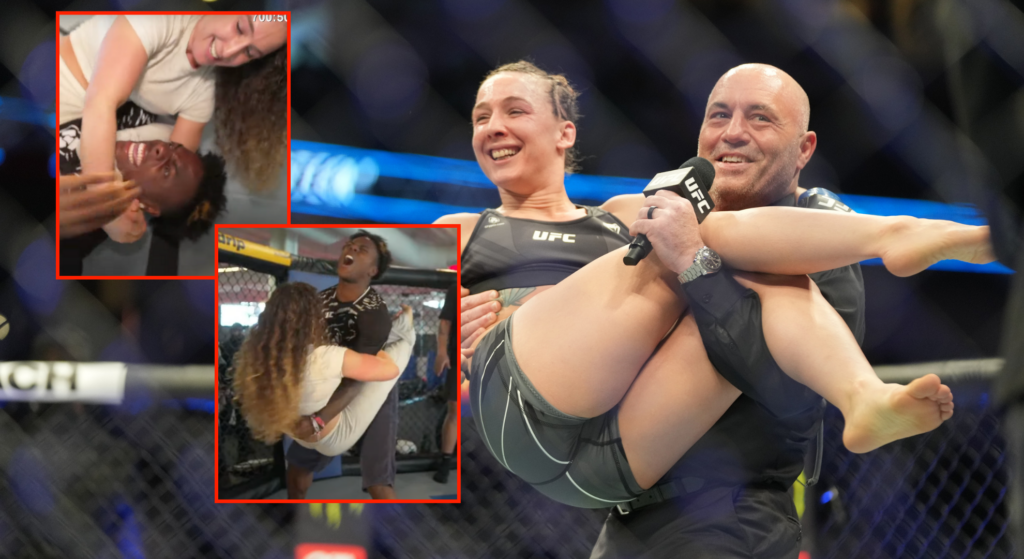 Stripper-turned-UFC fighter makes IShowSpeed tap out three times in comical sparring session