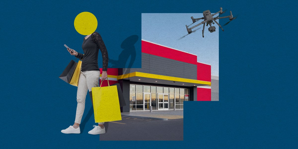 The Download: shoplifter-chasing drones, and Trump’s TikTok deal