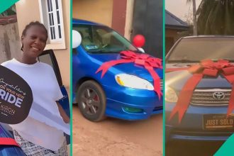 Video: See what this man bought for his wife after she delivered their baby
