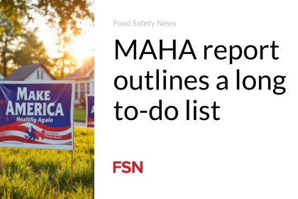 MAHA report outlines a long to-do list