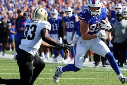 Who was the Saints’ breakout player vs. the Bills?