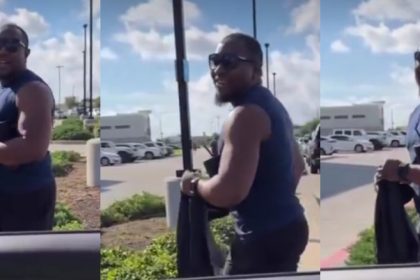 Netizens React As Wife Plays Street On Her Husband