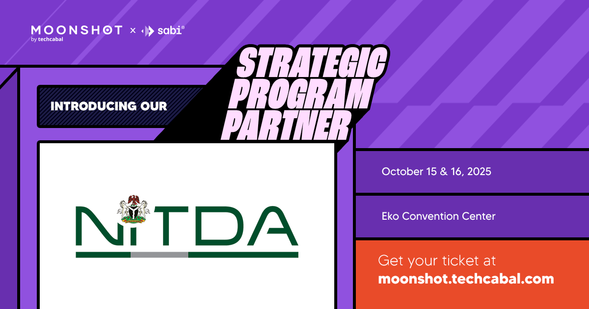 TechCabal and NITDA announce strategic partnership for Moonshot 2025 Policy Track