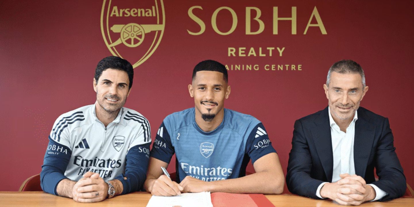 William Saliba signs a contract extension with Arsenal