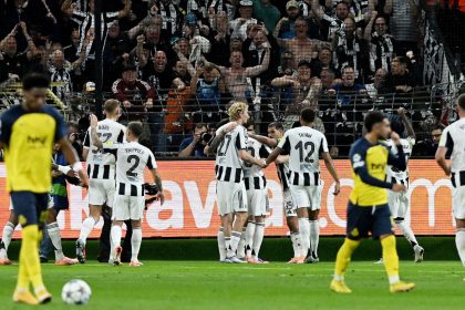 Newcastle United star makes ‘Whoscored’ Champions League team of the round