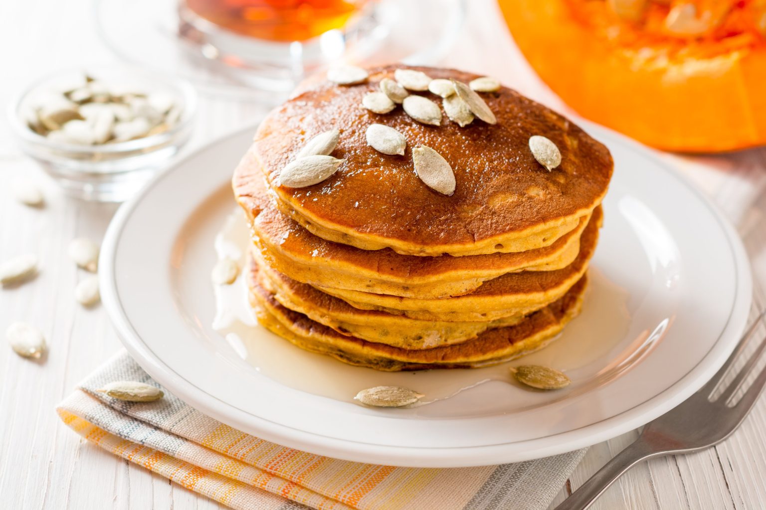 These High-Protein Pumpkin Pancakes Are the Perfect Fall Breakfast