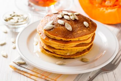 These High-Protein Pumpkin Pancakes Are the Perfect Fall Breakfast