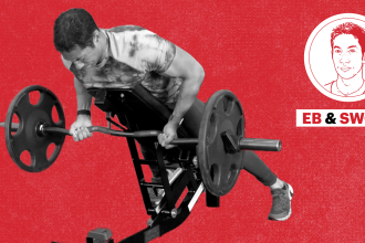 The EZ Bar Incline Row Lets You Lift Heavy in a Back-Safe Position