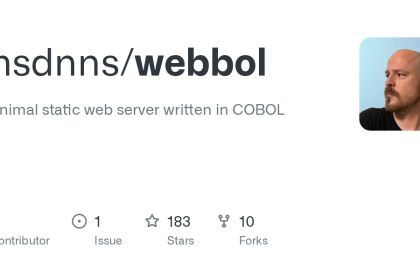 Webbol: A minimal static web server written in COBOL