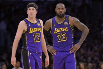 LeBron James Got an Impromptu Golf Lesson From Austin Reaves During Lakers’ Preseason Game