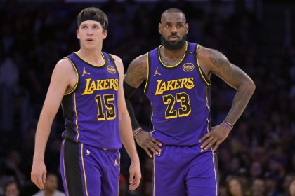 LeBron James Got an Impromptu Golf Lesson From Austin Reaves During Lakers’ Preseason Game