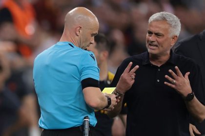 Referee Anthony Taylor opens up on horror Jose Mourinho clash after 2023 Europa League final