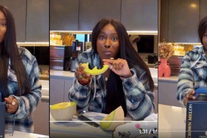Tolani Otedola Flaunts N300k Japanese Crown Melon Gift