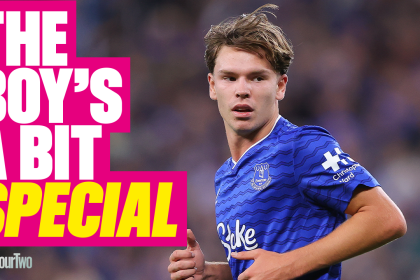 ‘The Boy’s A Bit Special’ Everton teen waiting to be unleashed after breakout season