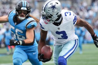 George Pickens set a career high in touchdowns on Sunday with the Cowboys