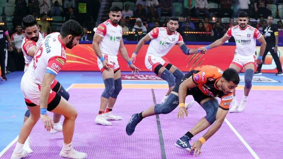 PKL 12: Guman Singh Stars As UP Yoddhas Crush U Mumba 40-24 To End Losing Streak
