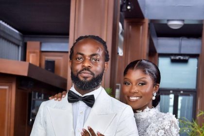 Blessing Isaac & Michael Kpoudosu’s White Wedding Was Pure Magic!