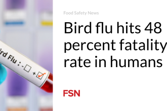 Bird flu hits 48 percent fatality rate in humans