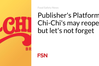 Publisher’s Platform: Chi-Chi’s may reopen, but let’s not forget