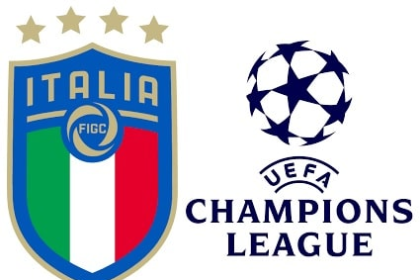 Which Italian Clubs played in the UEFA Champions League Group Stage?