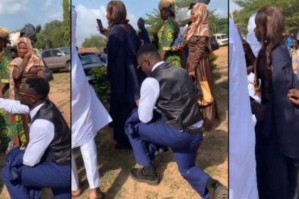 Romantic Moment Turns Sour As Girlfriend Shuns Proposal During Graduation