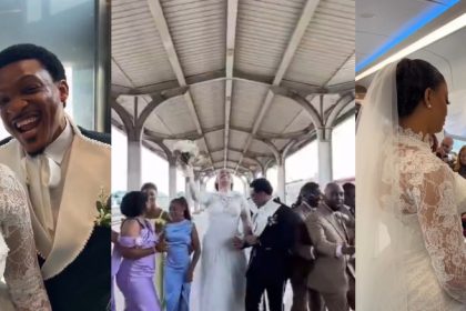 Historic Moment as Shawn Faqua Marries Aboard Moving Train