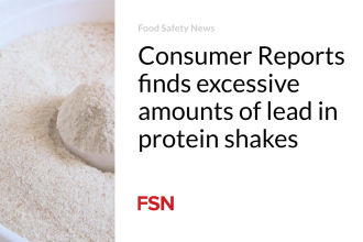 Consumer Reports finds excessive amounts of lead in protein shakes