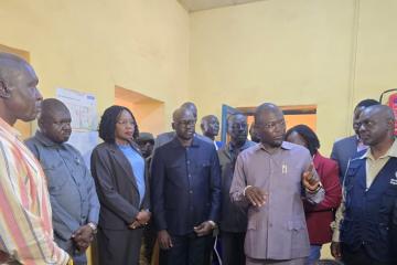 Minister of Health and WHO Representative visit Wau to strengthen Health services in Regional Hub