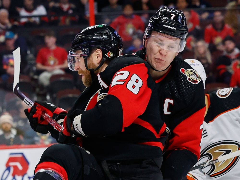 Senators captain Brady Tkachuk’s prank on Claude Giroux didn’t go as planned