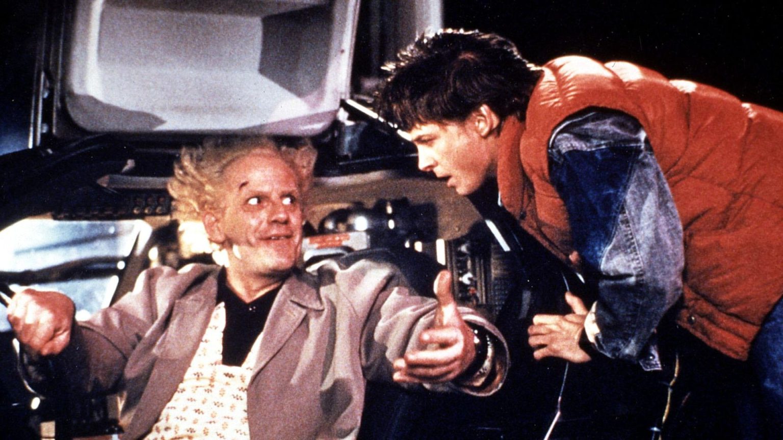 Back to the Future icon looks ageless in rare appearance